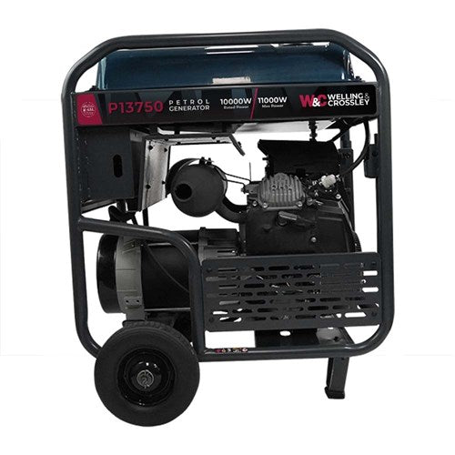 Welling & Crossley WC-P13750 AVR Petrol Generator - Side view