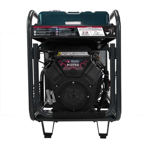 Welling & Crossley WC-P13750 AVR Petrol Generator - back side view