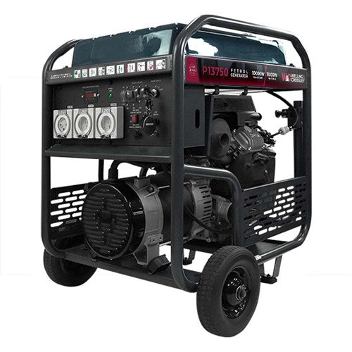 Welling & Crossley WC-P13750 AVR Petrol Generator - Front view