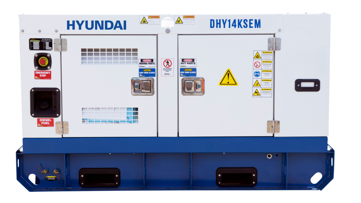 Hyundai DHY14KSEM Generator Photo