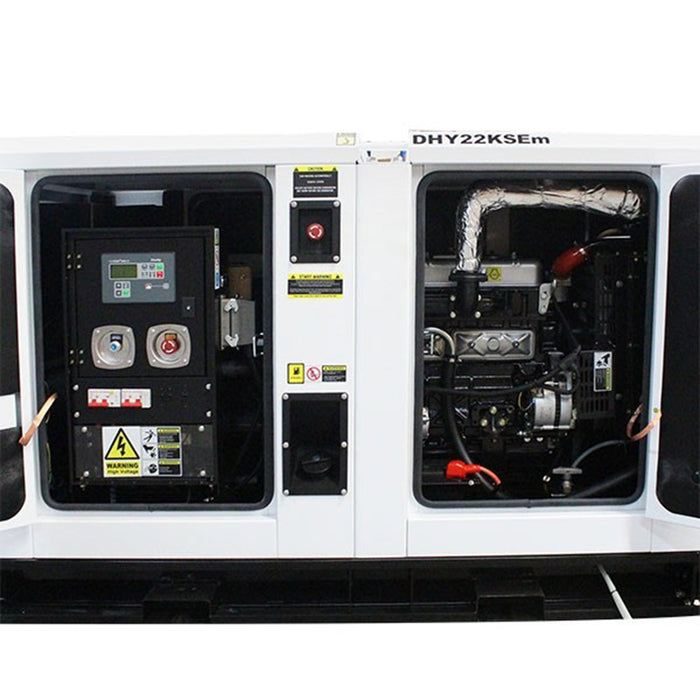 Hyundai DHY22KSEM 27.5kVA Side photo