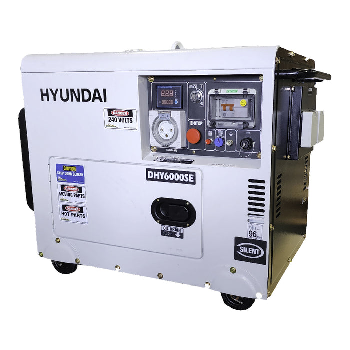 Hyundai DHY6000SE Remote Start Generator