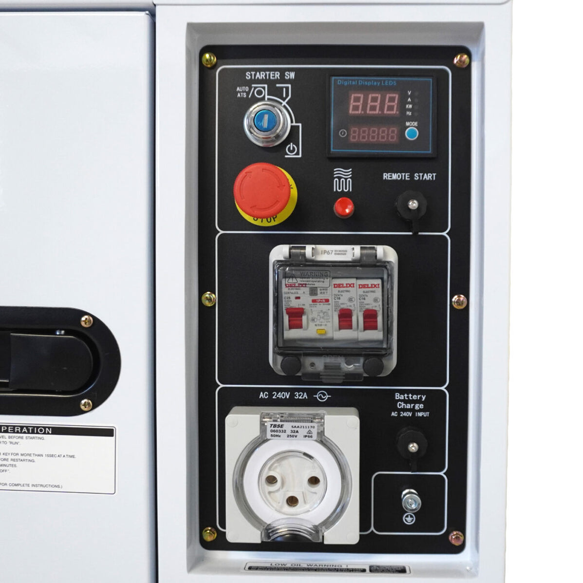 Hyundai DHY8700SE-LRS - 8kVA Generator — Generator Warehouse