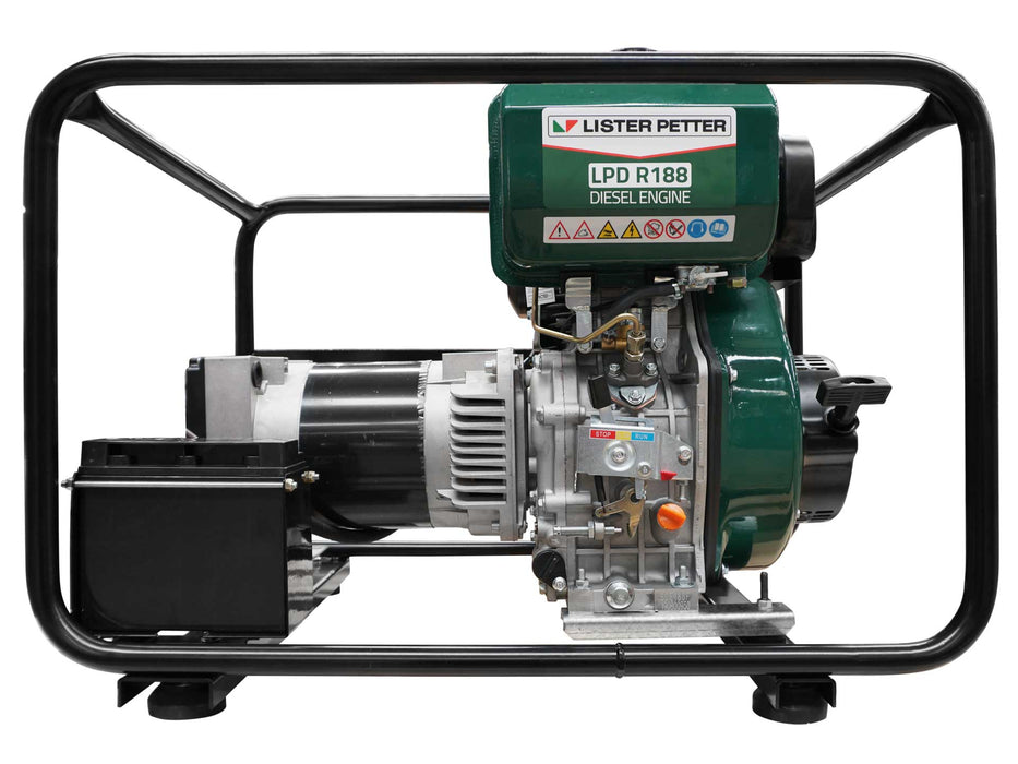 Gentech ED7000LSRE Front Generator View