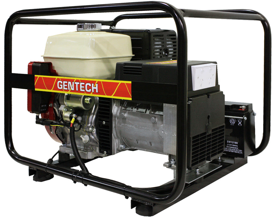Gentech EP7000HSRE-3 (7KVA-3Phase) Honda Generator - Electric Start