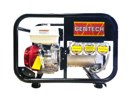 Gentech EP8000HSR-RCD-V2 (8KVA) Honda Generator - Recoil