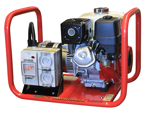 Genelite GH4000H 4.5 KVA Honda Powered Hire Spec Generator 