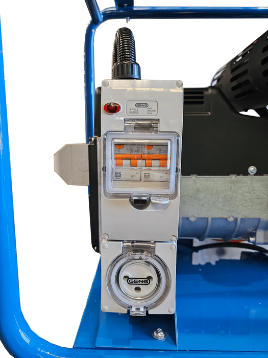 GHP18000E-LRT-3 Panel and Outlet Side View