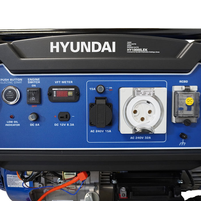 Hyundai HY10000LEK Panel View