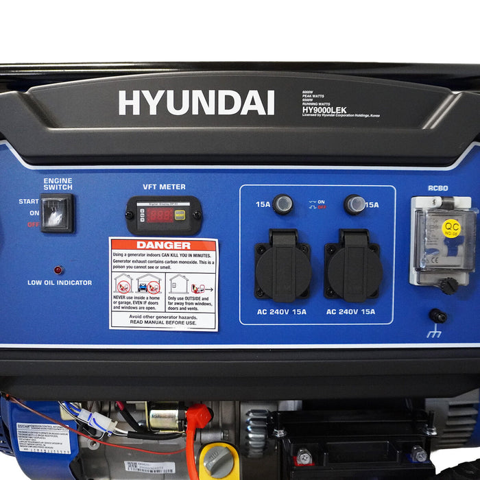 Hyundai HY9000LEK Panel View