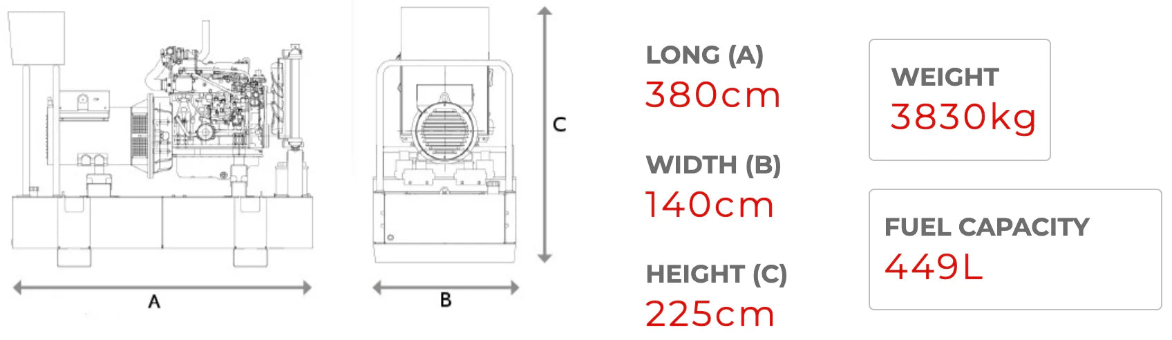 HIMOINSA HYW-350 T5 385kVA Generator