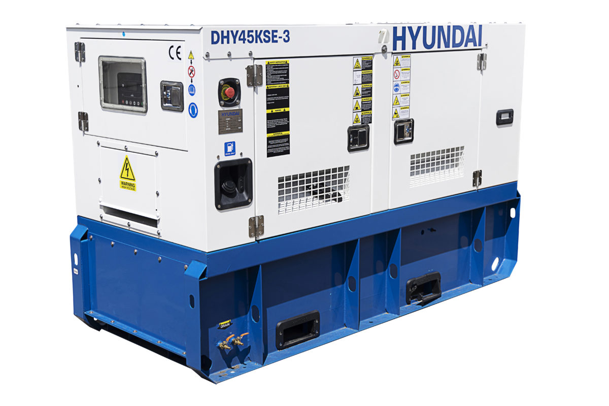 Hyundai DHY45KSE-3 - 45kVA Generator — Generator Warehouse