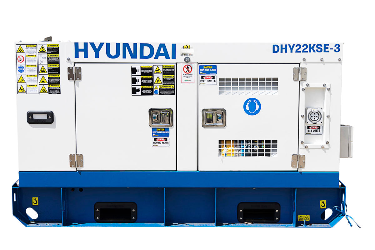 Hyundai DHY22KSE-3 - 22kVA Generator — Generator Warehouse