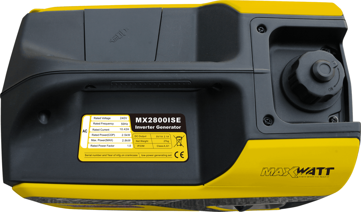 MAXWATT MX2800ISE TOP VIEW