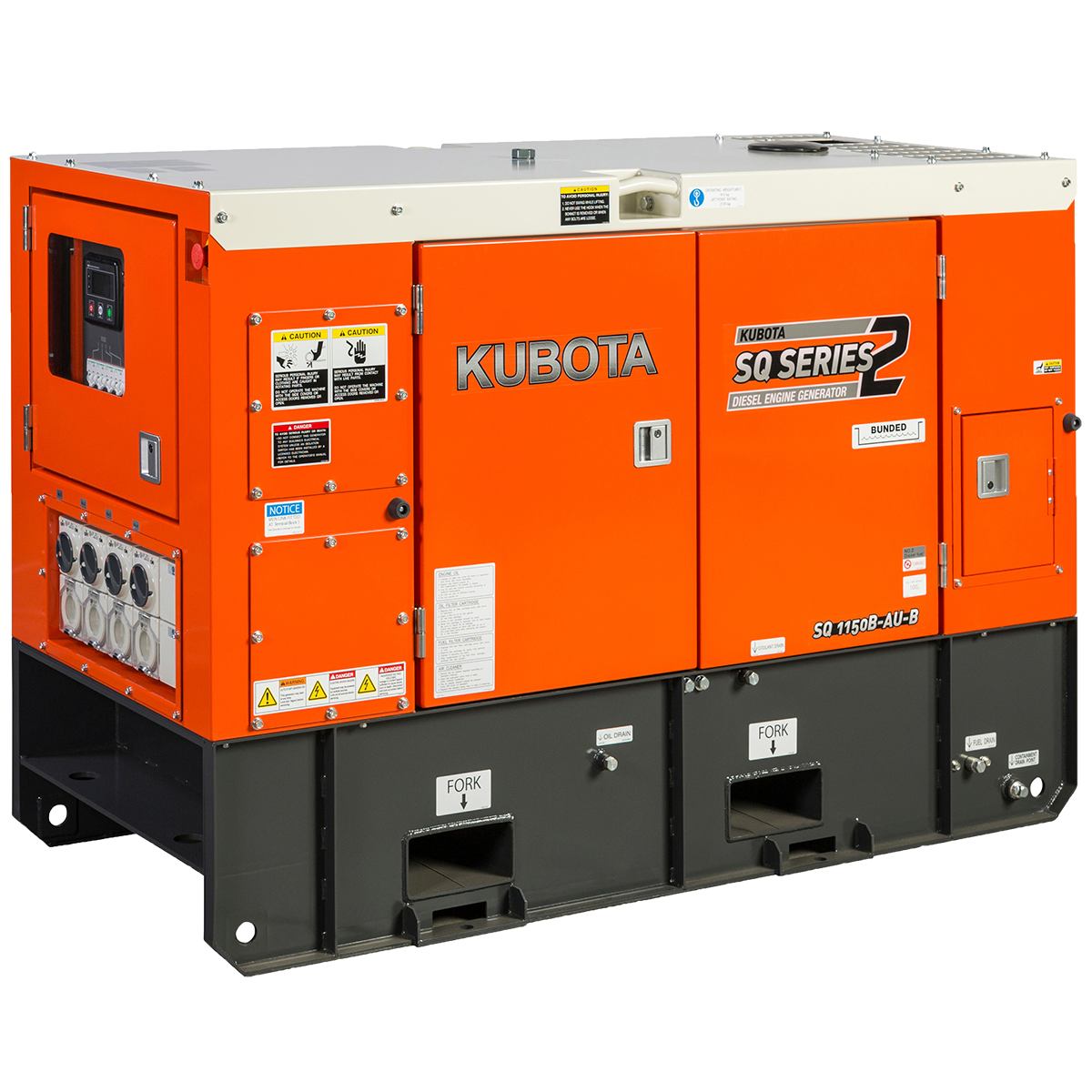 Kubota SQ1150B-AU-B 16kVA Generator — Generator Warehouse