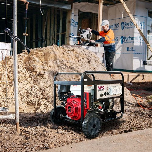 Heavy Duty Trade generator WC-P7750H for Job sites and home backup