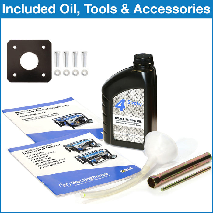 WHXC8500E-AS II INCLUDE ACCESSORIES