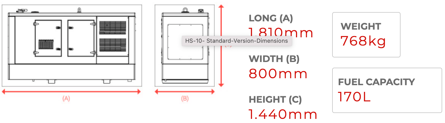 HRYW-13 T5 13.3kVA 3-Phase Generator