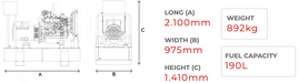 HIMOINSA HYW-20 M5 Dimensions 