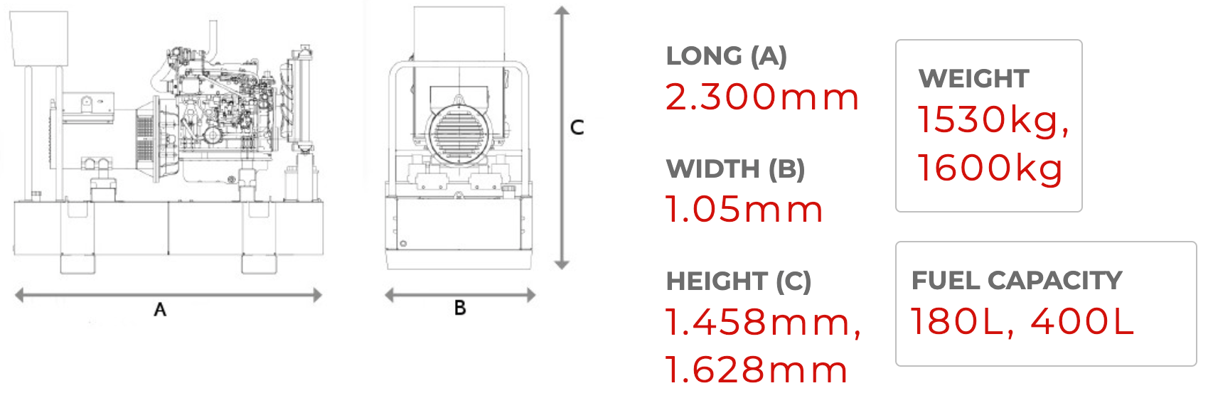 HIMOINSA HYW-60 T5 Dimensions 